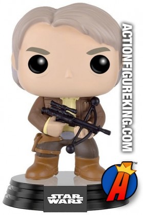 FUNKO POP! STAR WARS Comic Con Exclusive HAN SOLO with Chewbacca&#039;s Bowcaster.