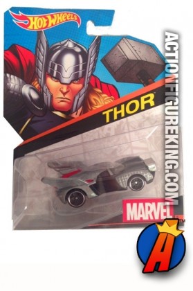 Avengers&#039; Thor die-cast car from Hot Wheels.