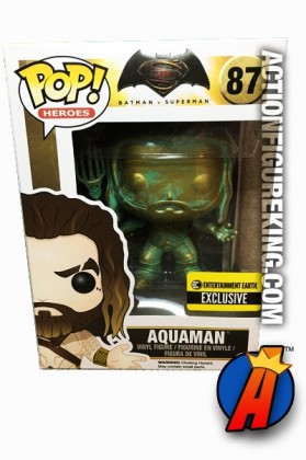 Funko Pop! Heroes Batman v Superman Variant Patina AQUAMAN Figure.