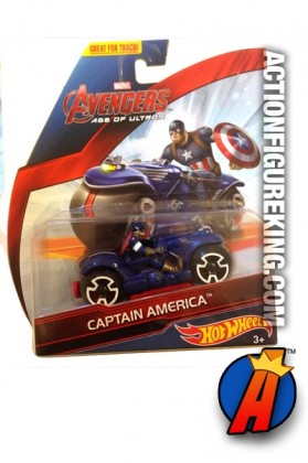 Avengers Age of Ultron Captain America cycle from Hot Wheels.