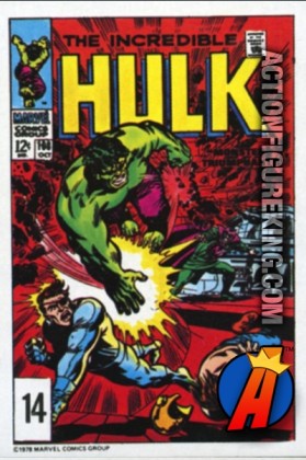 14 of 24 from the 1978 Drake&#039;s Cakes Hulk comics cover series.