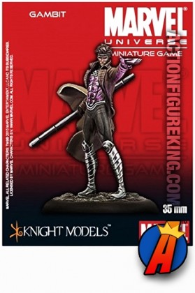 Marvel Universe X-Men 35mm GAMBIT metal figure from Knight Models.