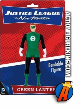 NJ CROCE DC COMICS THE NEW FRONTIER (Branded Version) GREEN LANTERN 5.5-INCH BENDY FIGURE