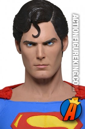 Neca quarter-scale Christopher Reeve Superman action figure.