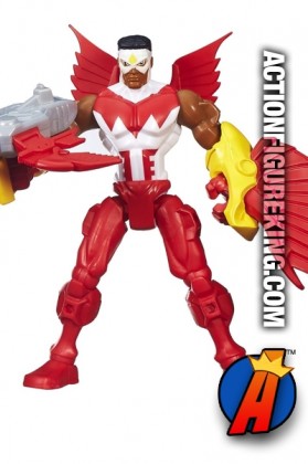 Six-Inch scale Falcon figure from the Marvel Super Hero Mashers line by Hasbro.