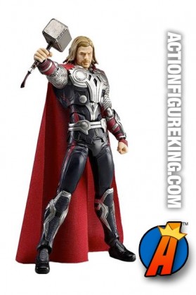 From the The Avengers movies comes the Mighty Thor as this 8-inch scale Figma figure.