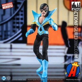 Mego-style 8-inch Teen Titans Nightwing action figure from FTC.