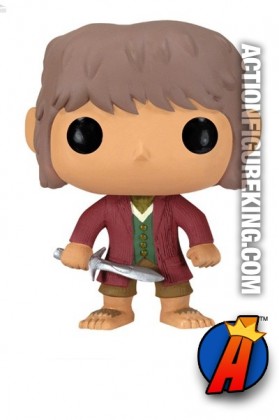 Funko Pop! Movies Bilbo Baggins vinyl figure from The Hobbit.