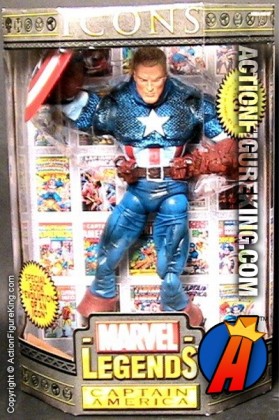 12 Inch Marvel Legends Unmasked Captain America from their short-lived Icons series.