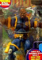 Marvel Legends Apocalypse Series 12 Bald Variant Bishop Action Figure from Toybiz.