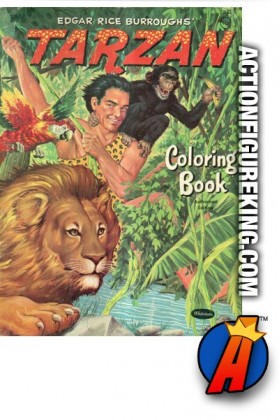 VINTAGE 1957 WHITMAN TARZAN COLORING BOOK