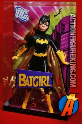 A packaged sample of this Barbie as Batgirl figure (Pink Label).