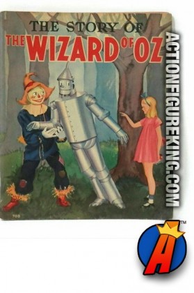 THE STORY OF THE WIZARD OF OZ COLORING BOOK from WHITMAN circa 1939