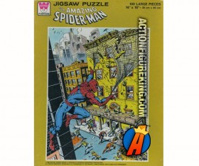 Whitman 100-Piece Spider-Man jigsaw puzzle.