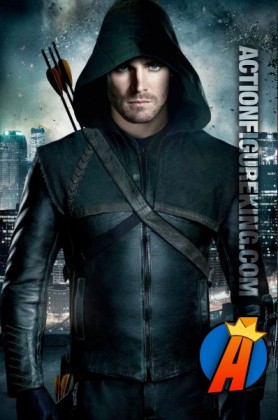 Stephen Amell as Green Arrow on the CW series.