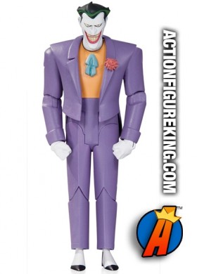 Full view of this Joker animated figure from DC Collectibles.