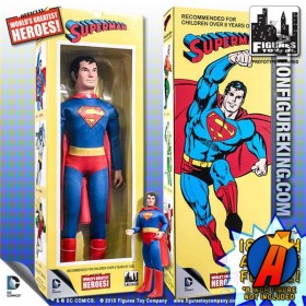 DC Comics 18-Inch Retro SUPERMAN action figure based on the original 8-inch Mego.