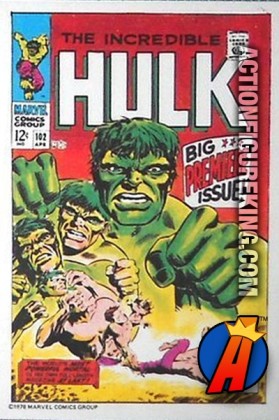 8 of 24 from the 1978 Drake&#039;s Cakes Hulk comics cover series.