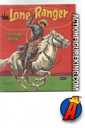 VINTAGE !959 WHITMAN THE LONE RANGER COLORING BOOK