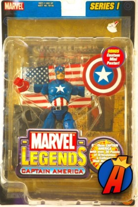 Marvel Legends Series 1 Captain America action figure from Toybiz.