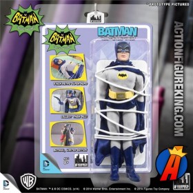 FTC MEGO STYLE HEROES IN PERIL Adam West as BATMAN 8-INCH Action FIGURE