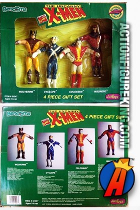 Marvel 7-Inch Scale X-MEN Bend-Ems Gift Set Figures.