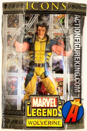 Wolverine Unmasked Marvel Legends 12-Inch Icons Action Figure from Toybiz