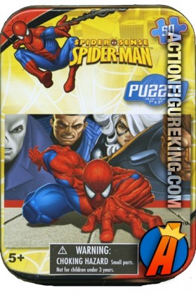 Spider-Man Spider-Sense Mini Tin Jigsaw-Puzzle.
