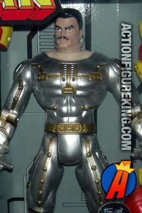 10-inch Iron Man as Tony Stark action figure comes with removable Techno Suit.