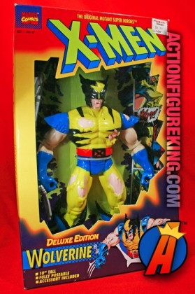X-Men Deluxe 10-inch savage battle-damaged Wolverine action figure by Toybiz.