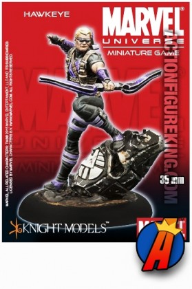 Marvel Universe 35mm HAWKEYE metal figure from Knight Models.