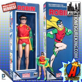 DC Comics retro Mego ROBIN figure in an 18-inch format.