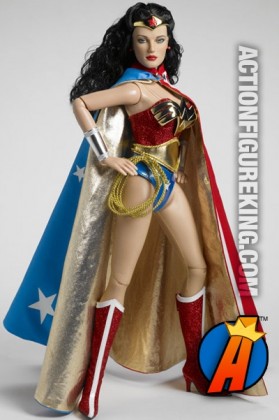 Tonner 16-inch Deluxe Wonder Woman dressed figure.