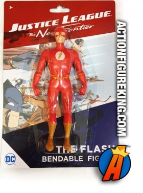 NJ CROCE DC COMICS THE NEW FRONTIER (branded version) THE FLASH 5.5-INCH BENDY FIGURE