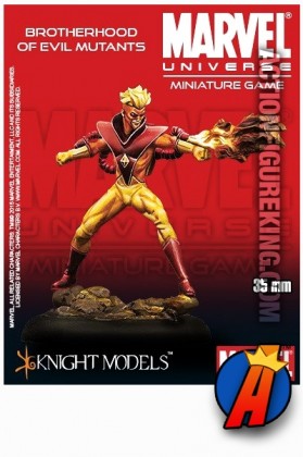 Knight Models Marvel Universe 35mm PYRO Metal Figure.