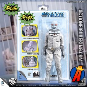 MEGO STYLE BATMAN CLASSIC TV SERIES 8-INCH MR. FREEZE action figure from FIGURES TOY COMPANY