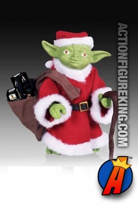 STAR WARS Sixth-Scale Jumbo YODA Holiday Edition Action Figure.