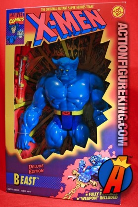 Articulated X-Men Deluxe 10-inch Beast action figure from Toybiz.