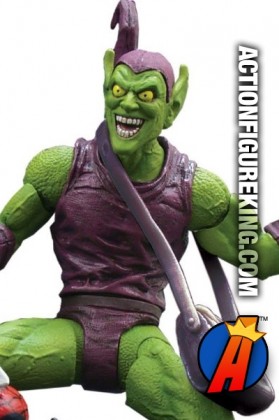 Fully articulated Marvel Select 7-inch Classic Green Goblin action figure from Diamond.