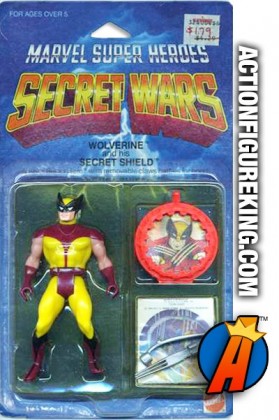 MATTEL MARVEL SECRET WARS X-MEN WOLVERINE 5.5-INCH ACTION FIGURE circa 1984