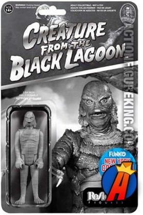 ReAction UNIVERSAL MONSTERS Creature from the Black Lagoon Figure NYCC B&amp;W Exclusive