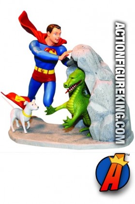 MOEBUIS MODELS DC COMICS SUPERBOY AND KYPTO 1:8th SCALE MODEL KIT