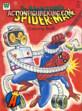1976 the Amazing Spider-Man Whitman coloring book.