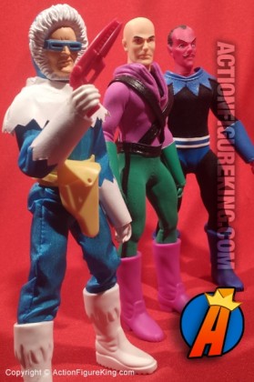 8-Inch scale Mego-style Retro DC Super-Heroes action figures from Mattel.