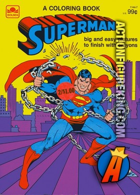 Superman Coloring Book 1144-7 from Golden.