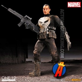 MEZCO 1:12 COLLECTIVE Previews Exclusive THE PUNISHER DELUXE ACTION FIGURE