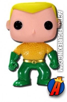 Funko Pop Heroes 6-inch Aquaman figure.