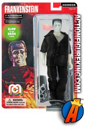 MEGO Second Edition 8-INCH FRANKENSTEIN FIGURE with GLOW IN THE DARK action circa 2019.