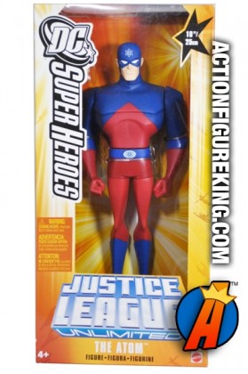 Justice League animated 10-inch scale Atom roto figure.
