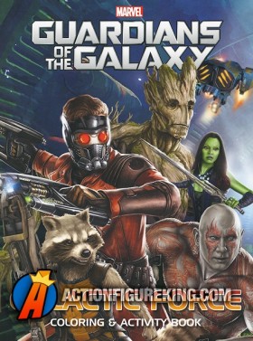 Guardians of the Galaxy Galactic Force coloring and activity book.